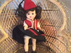 ginny doll costume red black_05